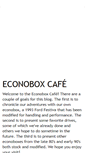 Mobile Screenshot of econoboxcafe.com
